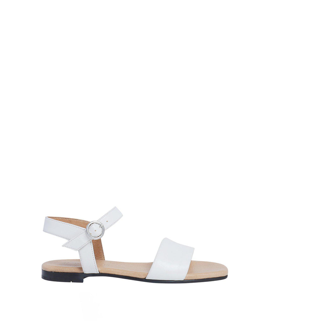 Madeleine Sandals — White – Ten Points AB